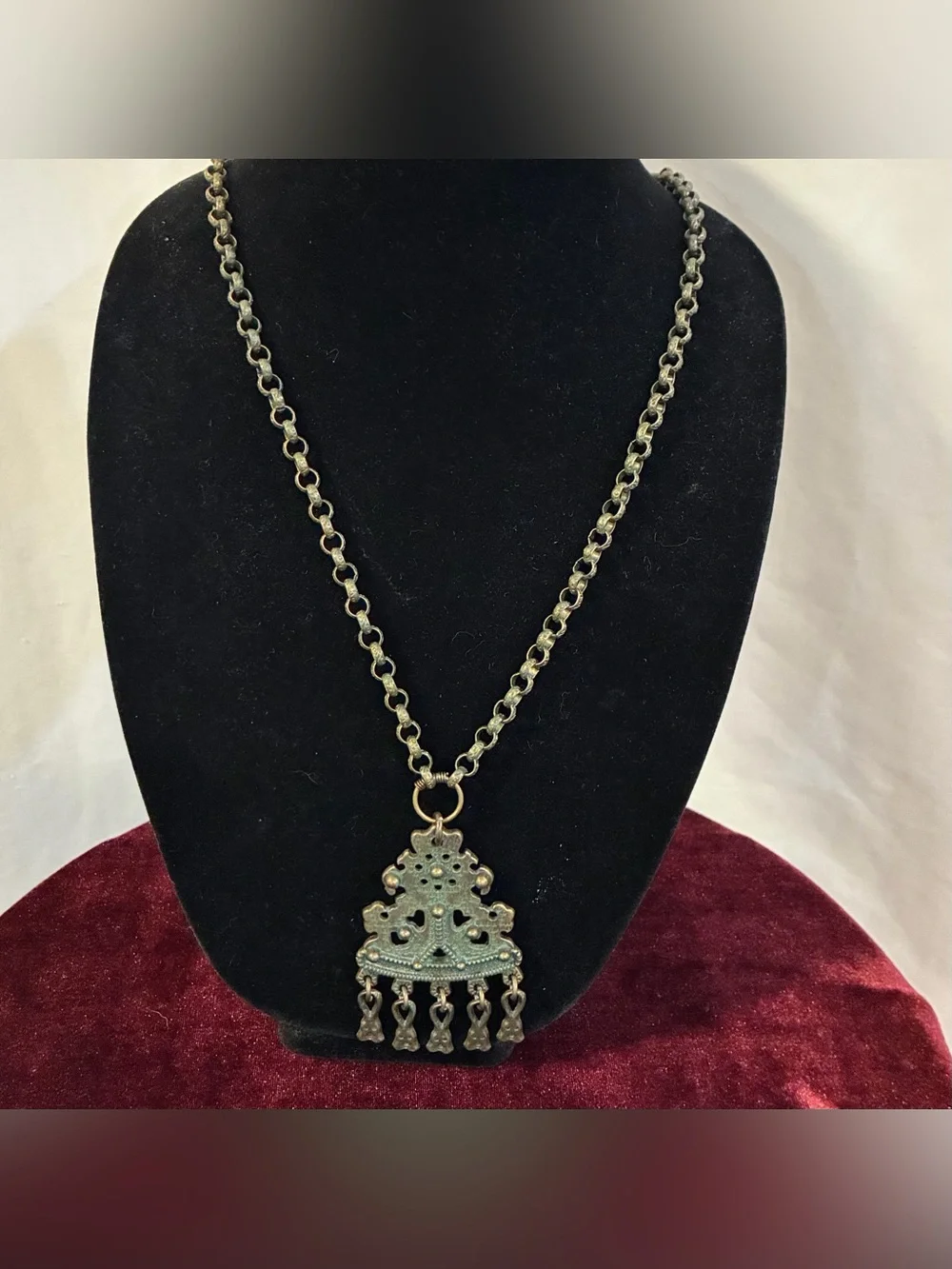 Jewelmint Nordic Kalevala Karkun Amulet Bronze Necklace Medieval Viking Style